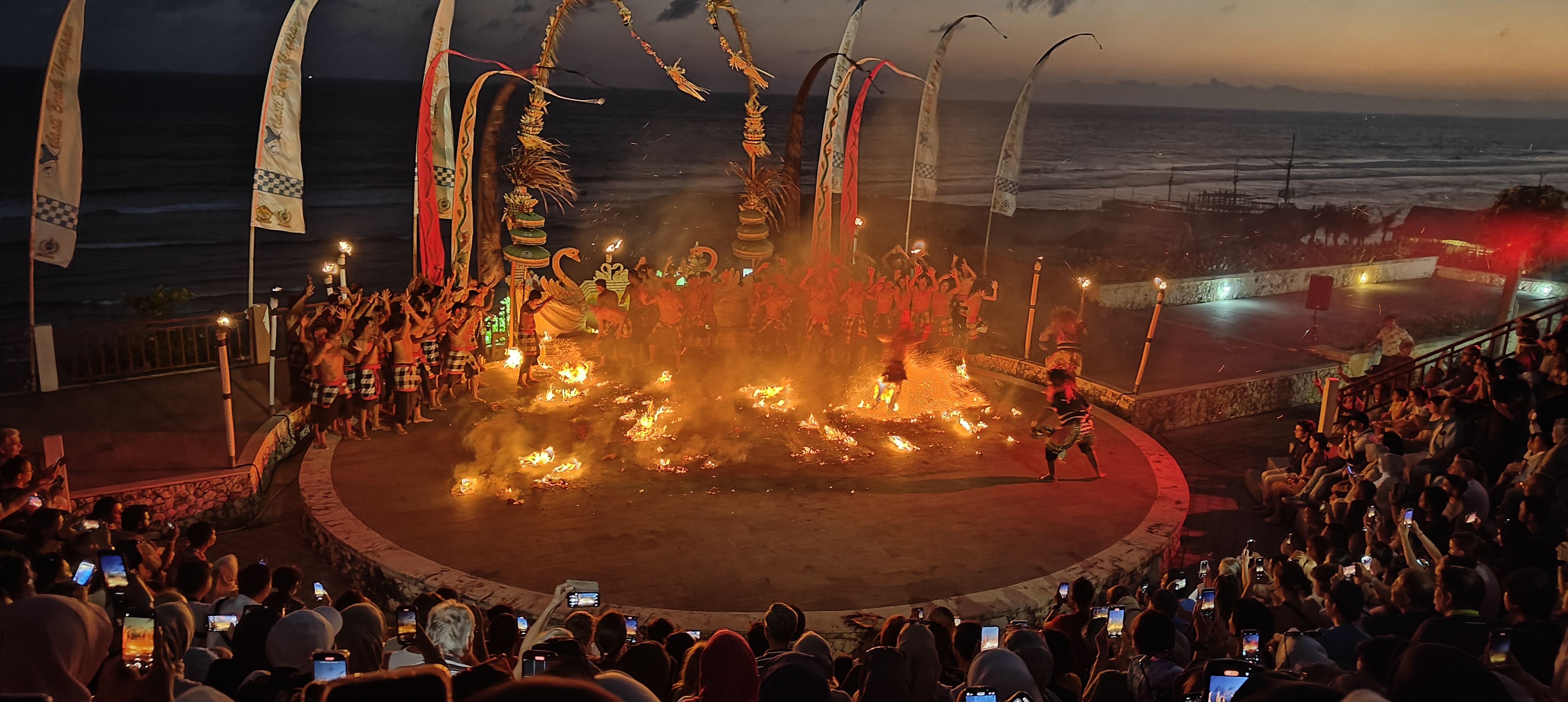 Yet another Ramayana! Kecak fire dance performance with a Ramayana story!